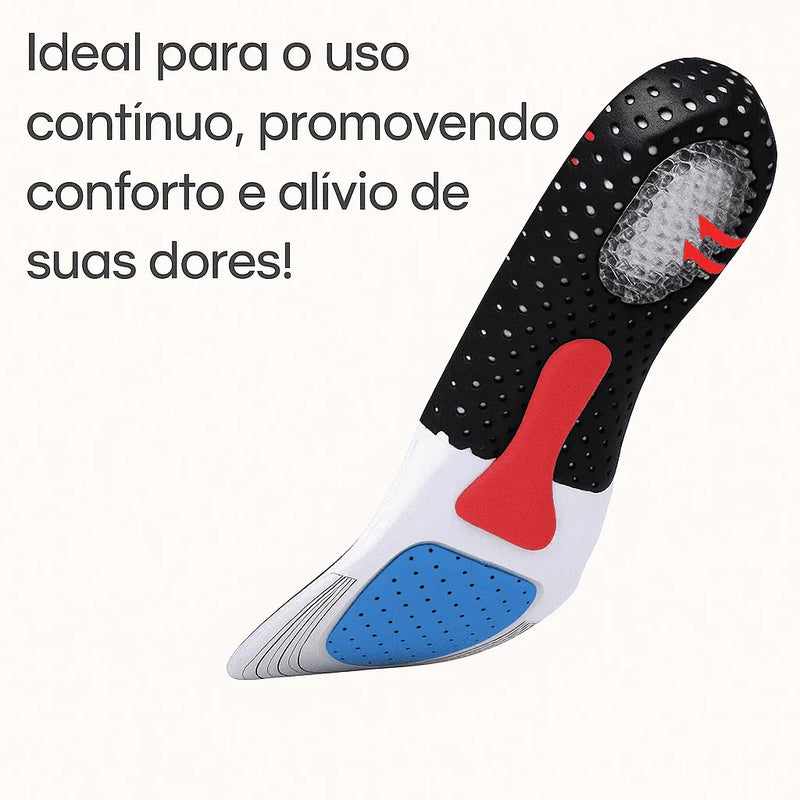 Palmilha Ortopédica Anti Impacto VittaBem — Conforto e Proteção para Seus Pés.